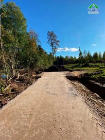 Фото | Строительство дороги в посёлке Стеклянный