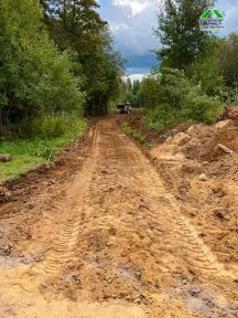 Фото | Строительство дороги в посёлке Стеклянный