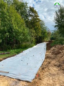 Фото | Строительство дороги в посёлке Стеклянный