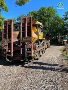 Петергоф | Укладка асфальтовой крошки