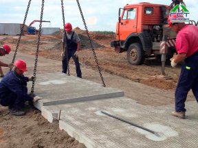 Строительство временных дорог из плит - Фото | Устройство временных дорог