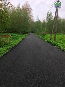 Фото | Укладка асфальтовой крошки Гарболово