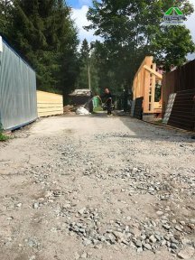 Укладка асфальтовой крошки | СНТ Дормост