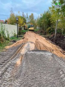 Фото | Строительство дороги Первомайское