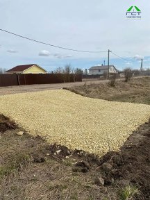 Елизаветино | Устройство заезда на участок