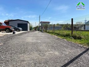 Кикенка | Укладка асфальтовой крошки