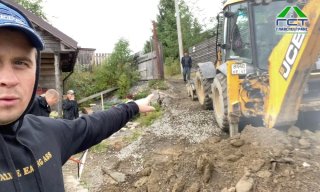 Лесколово | Заезд на участок из асфальтовой крошки