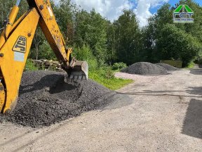 Фото | Укладка асфальтовой крошки Вирки-2