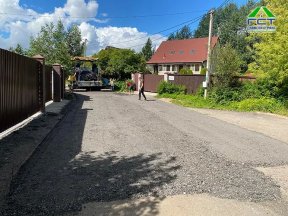 Фото | Укладка асфальтовой крошки Вирки-2