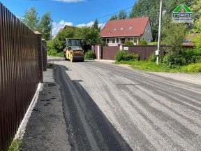 Фото | Укладка асфальтовой крошки Вирки-2