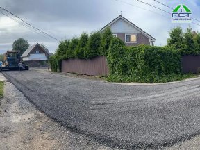 Фото | Укладка асфальтовой крошки Вирки-2